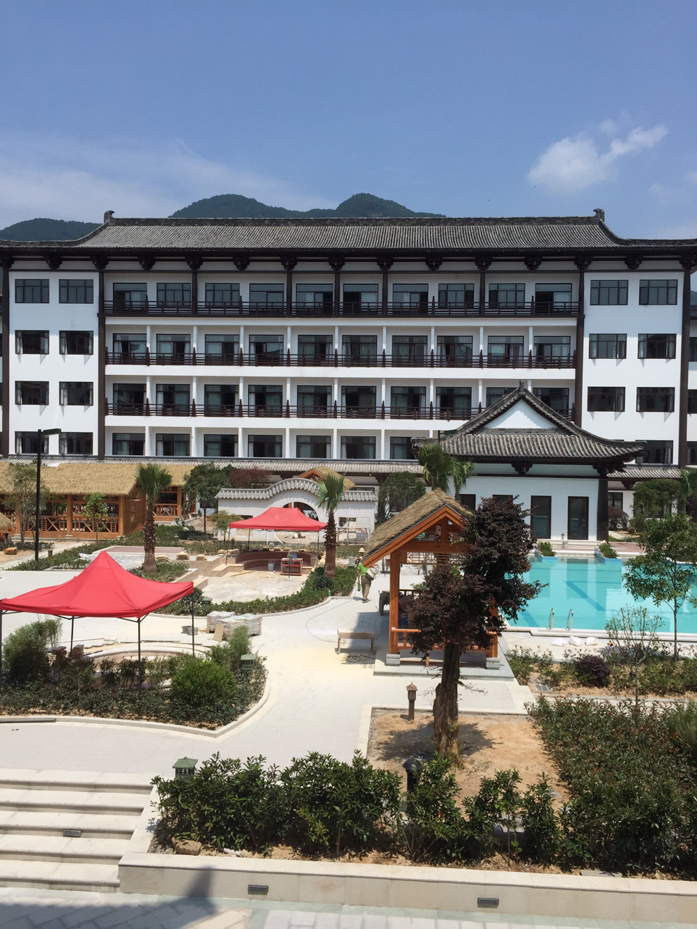 浙江天臺溫泉度假山莊酒店窗簾工程 浙江天臺溫泉度假山莊酒店窗簾工程